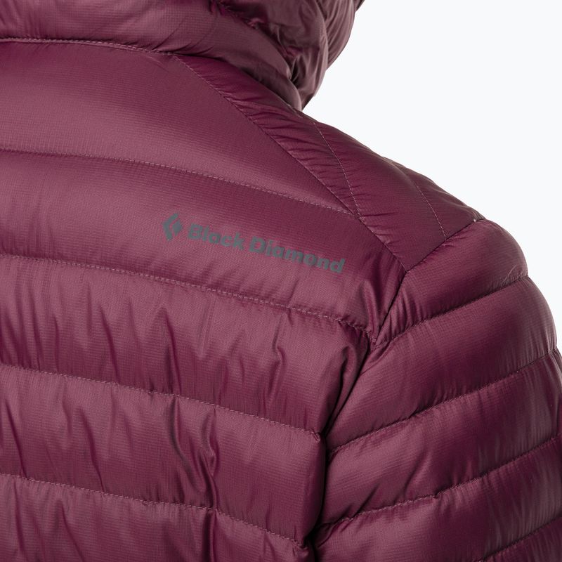 Women's down jacket Black Diamond Access Down Hoody maroon AP7460816018LRG1 7