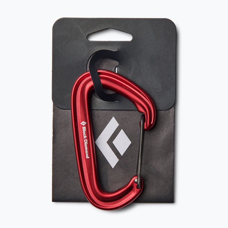 Carabiner Black Diamond Litewire red 2