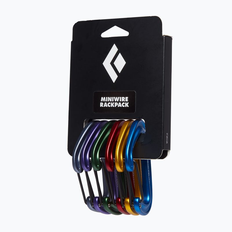 Black Diamond Miniwire Rackpack carabiner set 6 pcs colour BD3811290000ALL1