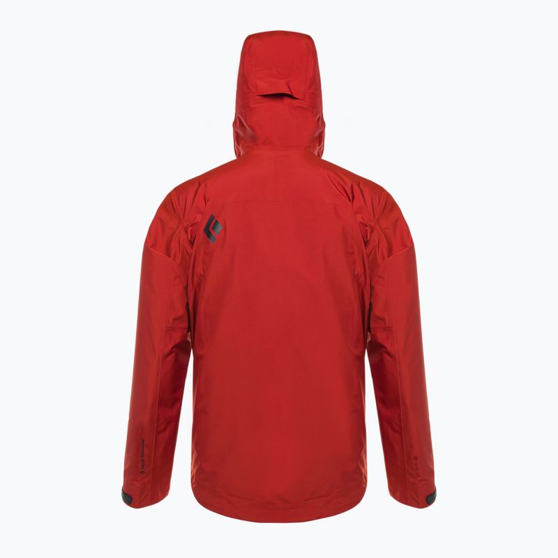 Black Diamond Liquid Point men's hardshell jacket red APK8496019LRG1 6