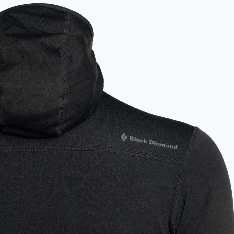 Men's trekking sweatshirt Black Diamond Coefficient Fleece Hoody black AP7440200002LRG1 10