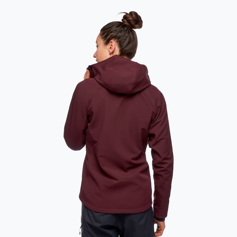 Women's softshell jacket Black Diamond Element bordeaux 2