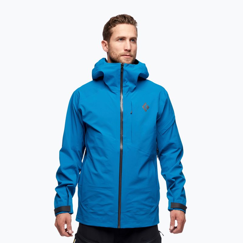 Men's Black Diamond Recon Stretch Ski Jacket Blue APK6HI4015LRG1