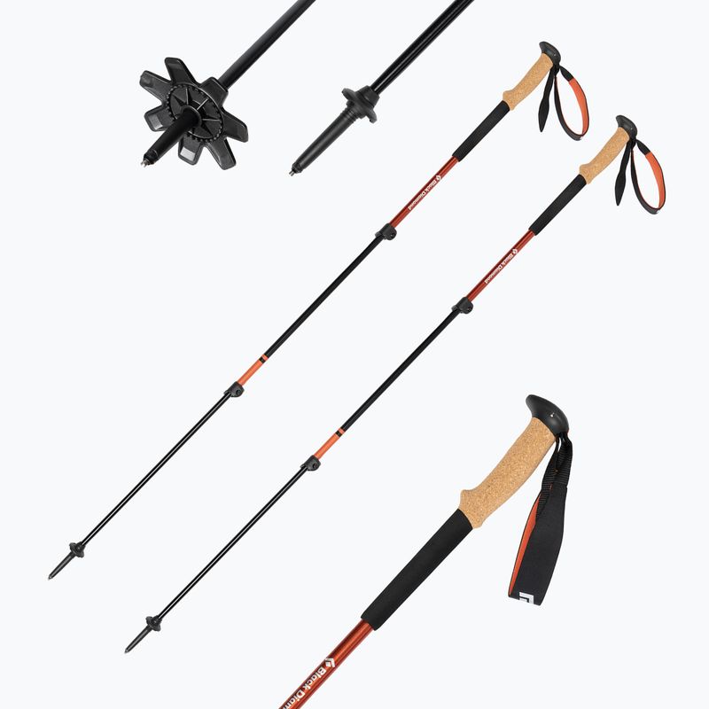 Black Diamond Trail Cork Trek trekking poles red BD1125266006 7