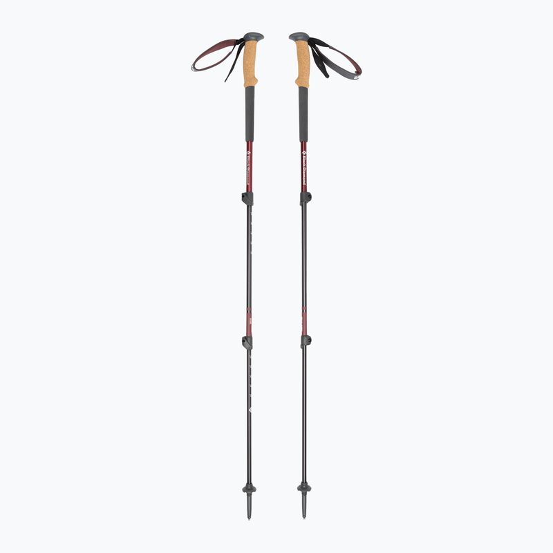 Women's trekking poles Black Diamond Trail Cork Trek red BD1125272009
