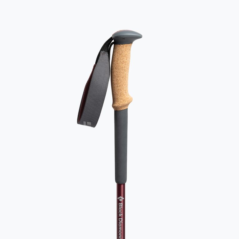 Women's trekking poles Black Diamond Trail Cork Trek red BD1125272009 3