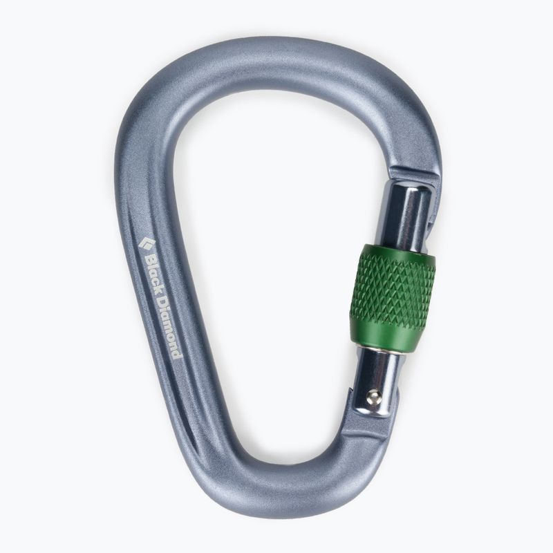 Black Diamond Pearlock Screwgate carabiner grey BD3811341003ALL1