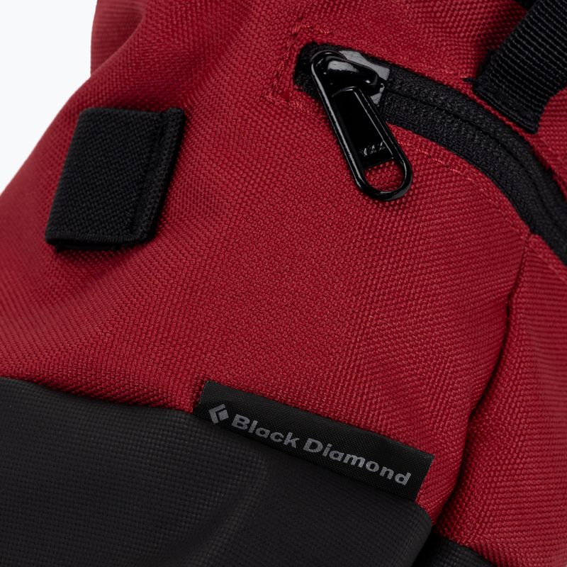 Black Diamond Mojo Zip magnesia bag maroon BD630155 4