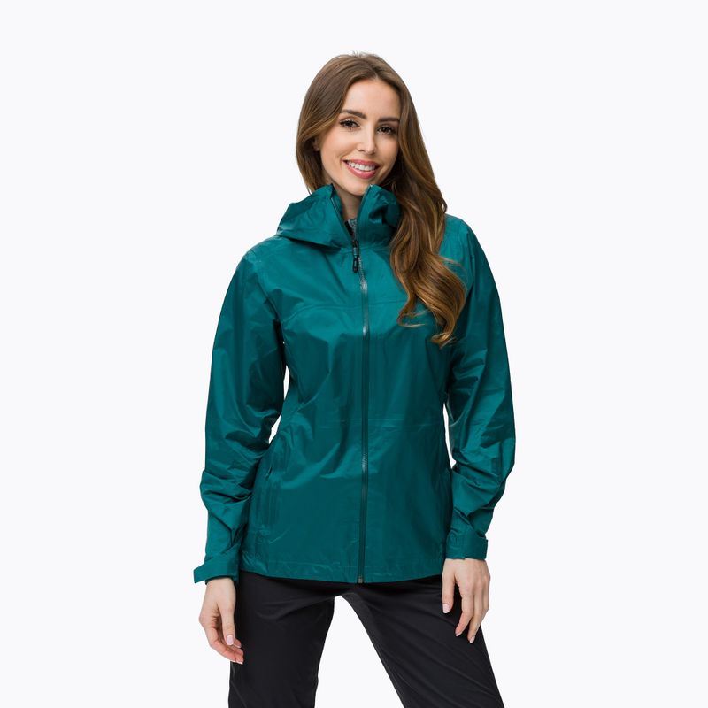 Black Diamond Treeline women's rain jacket green AP7450093032XSM1