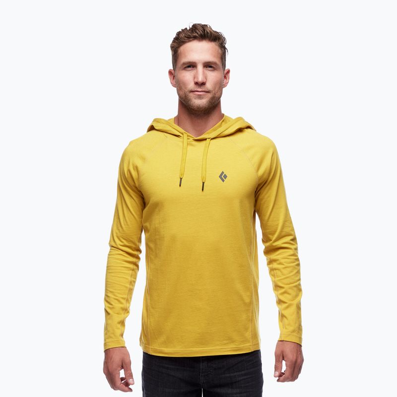 Men's trekking sweatshirt Black Diamond Crag Hoody yellow AP7520007006 2