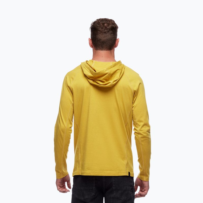 Men's trekking sweatshirt Black Diamond Crag Hoody yellow AP7520007006 3