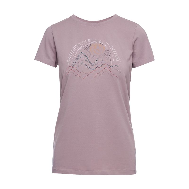 Women's trekking shirt Black Diamond Summit Scribble purple AP7301225010XSM1