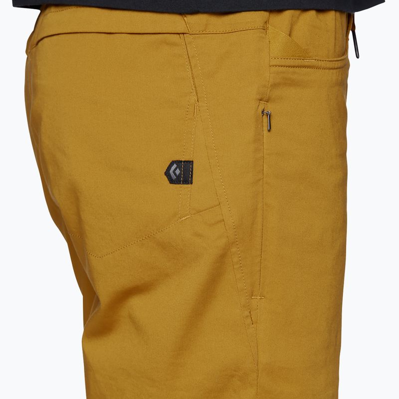 Men's climbing shorts Black Diamond Notion yellow AP750062 4
