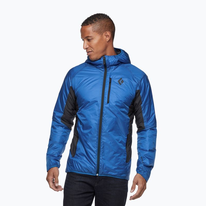 Men's Black Diamond Vision Hybrid Hoody jacket blue AP7440384008LRG1