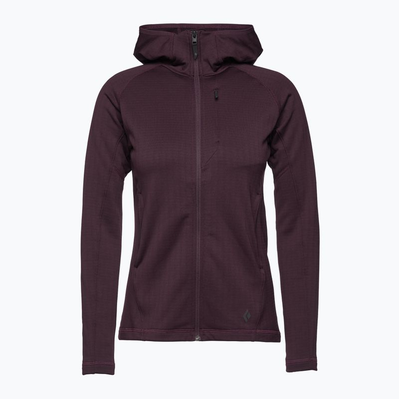 Women's trekking sweatshirt Black Diamond Factor Hoody maroon AP7440806018 3