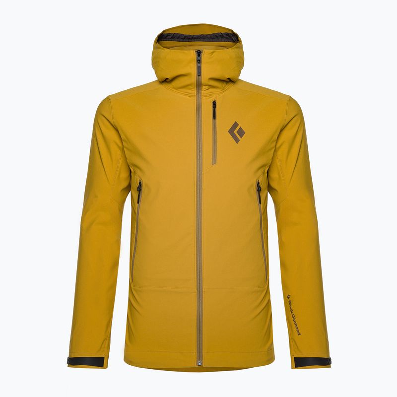 Black Diamond Dawn Patrol men's softshell jacket yellow APP1SD2007LRG1