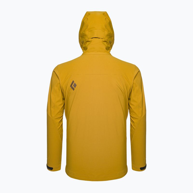 Black Diamond Dawn Patrol men's softshell jacket yellow APP1SD2007LRG1 2