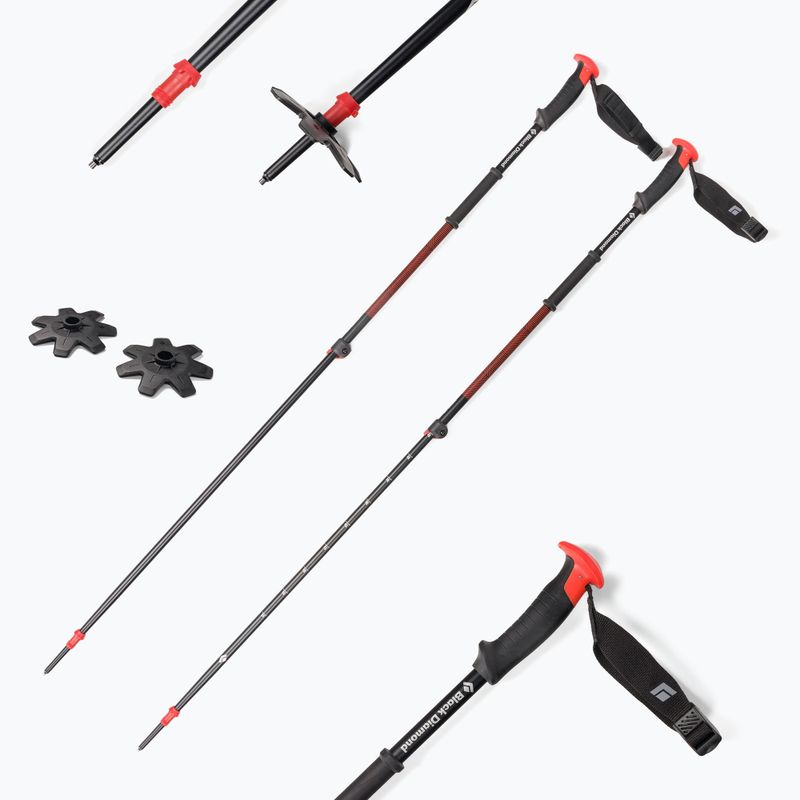 Black Diamond Traverse Ski poles orange BD11159200001451 5