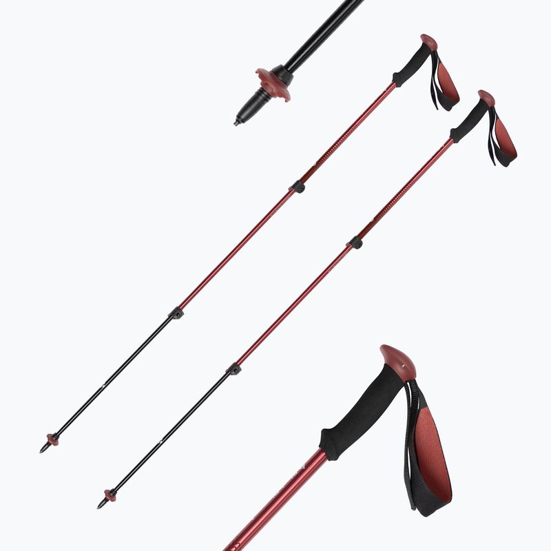 Black Diamond Trail Back Trek trekking poles red BD1125486003 7
