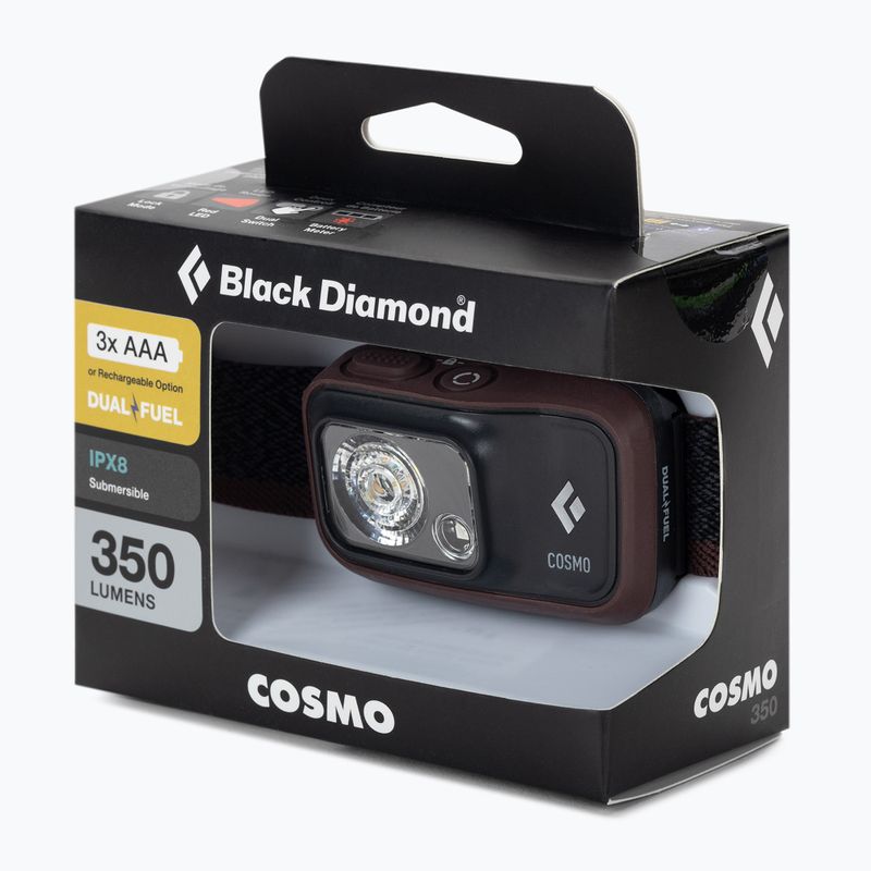 Black Diamond Cosmo 350 brown head torch BD6206736018ALL1