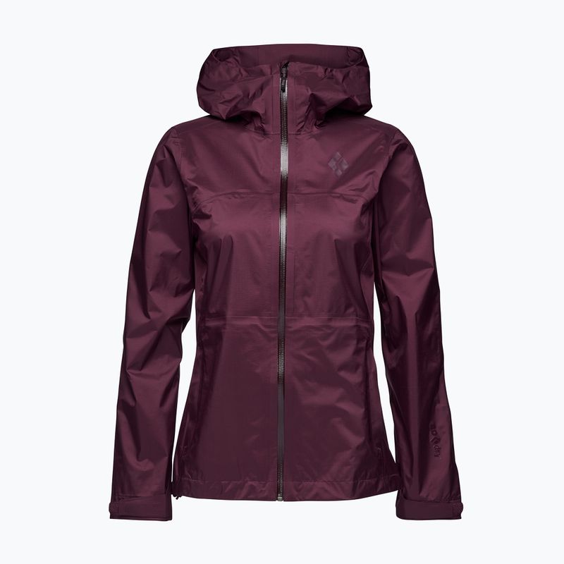 Black Diamond Treeline women's rain jacket purple AP7450095016XSM1 6
