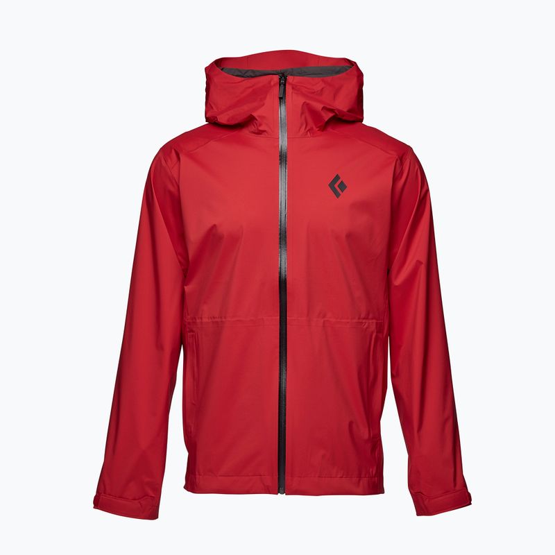 Black Diamond men's Stormline Stretch rain jacket red APCDT06040SML1 5