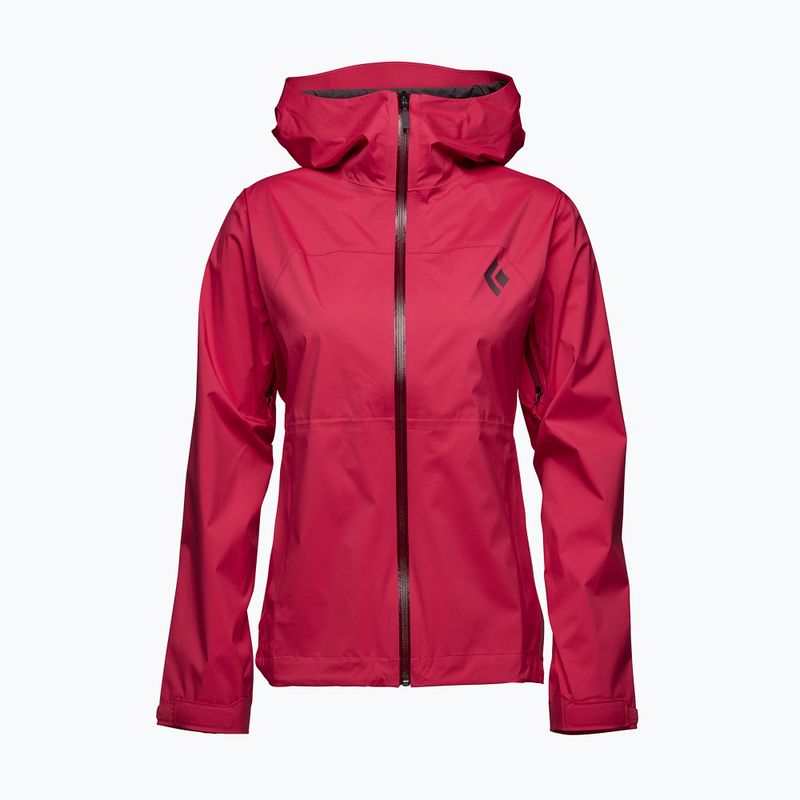 Black Diamond women's Stormline Stretch rain jacket red APM6976034XSM1 6