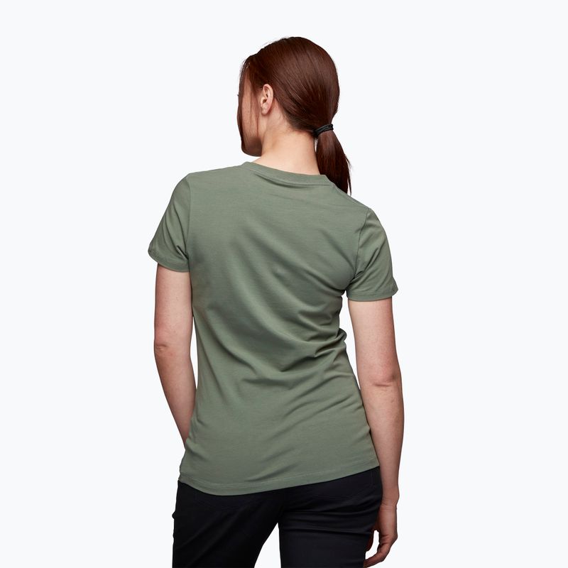 Black Diamond Chalked Up women's climbing t-shirt green AP7300523053 2