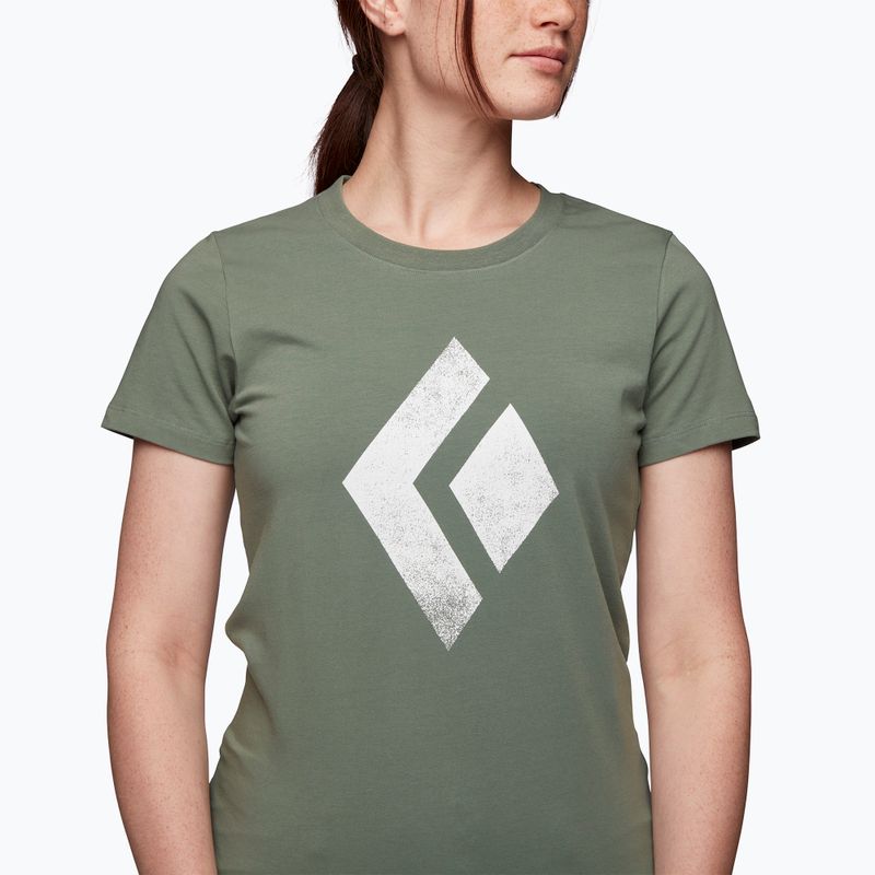 Black Diamond Chalked Up women's climbing t-shirt green AP7300523053 3