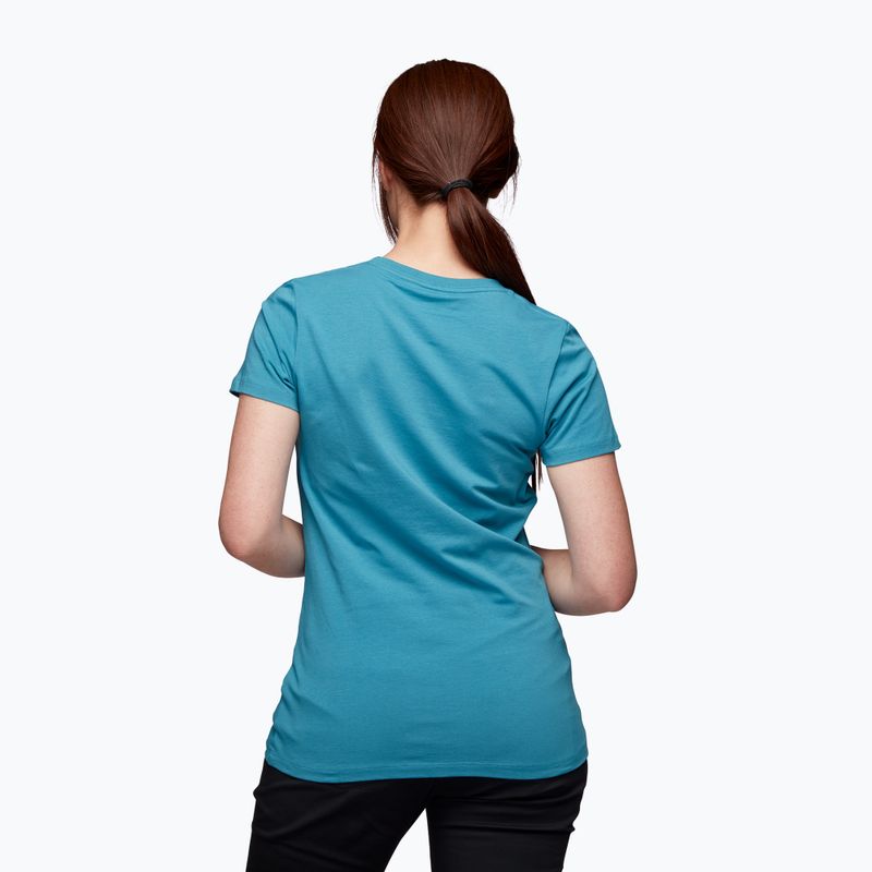 Women's climbing T-shirt Black Diamond Chalked Up blue AP7300524055LRG1 2