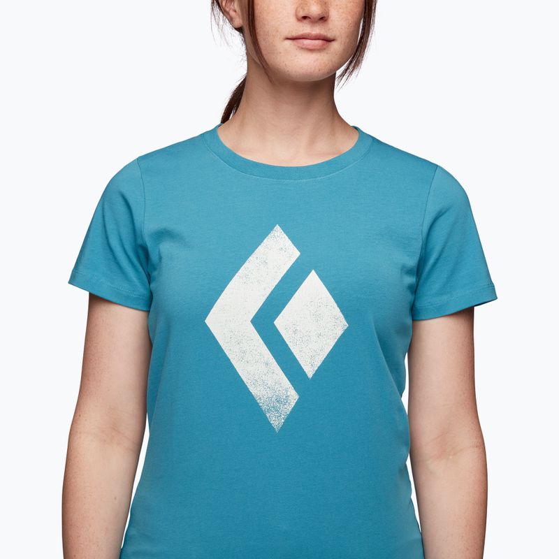 Women's climbing T-shirt Black Diamond Chalked Up blue AP7300524055LRG1 3