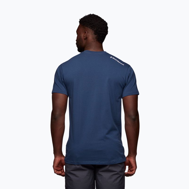 Black Diamond Spaceshot men's trekking t-shirt navy blue APGY4V4014 2