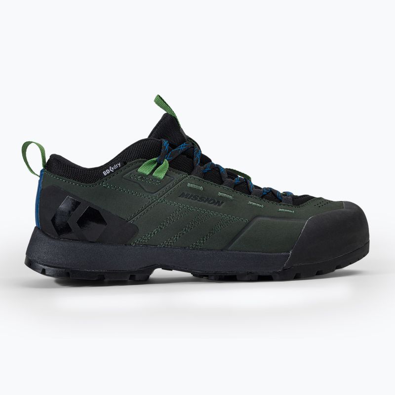 Black Diamond Mission LT green men's approach shoes BD58003291580801 2