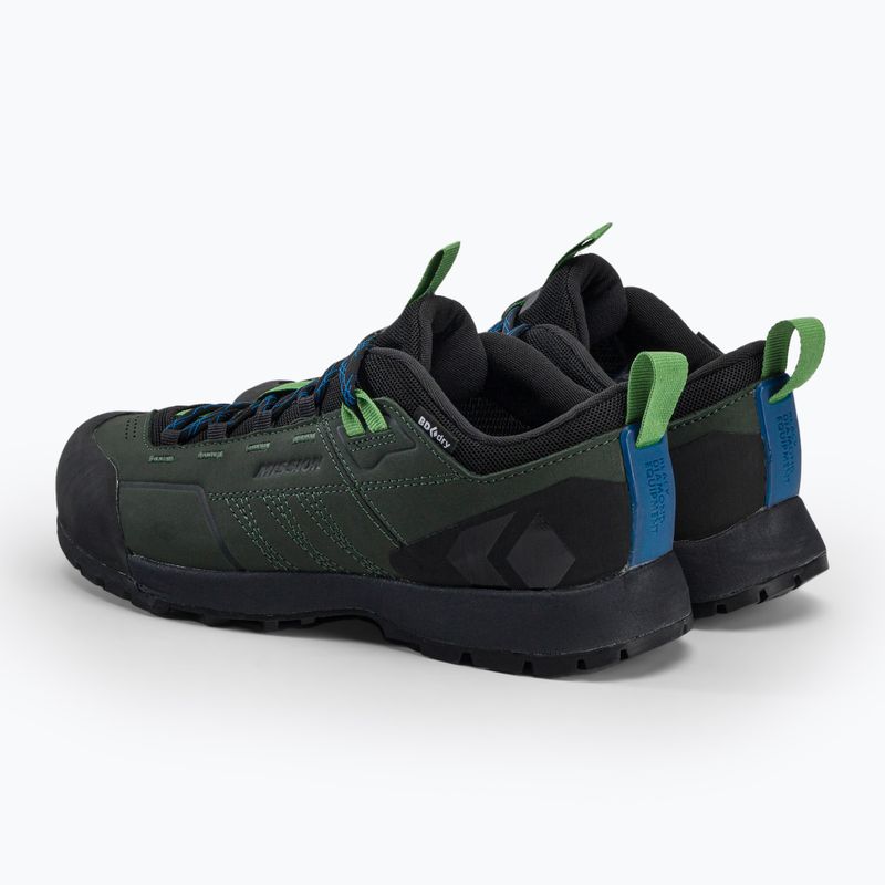 Black Diamond Mission LT green men's approach shoes BD58003291580801 3