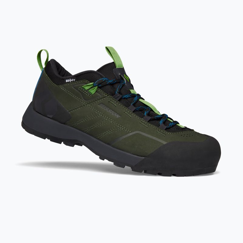 Black Diamond Mission LT green men's approach shoes BD58003291580801 9