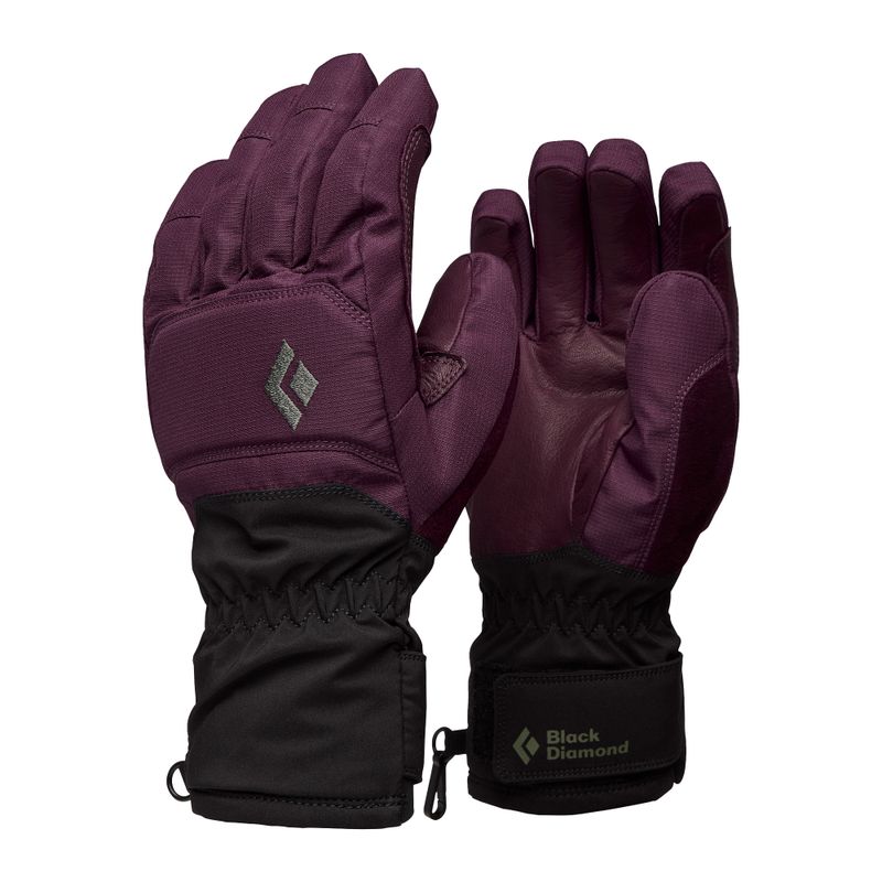 Women's trekking gloves Black Diamond Mission maroon BD8019175016LRG1 7