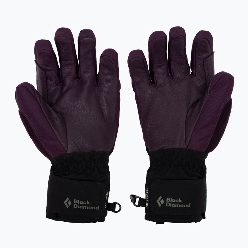 Women's trekking gloves Black Diamond Mission maroon BD8019175016LRG1 2