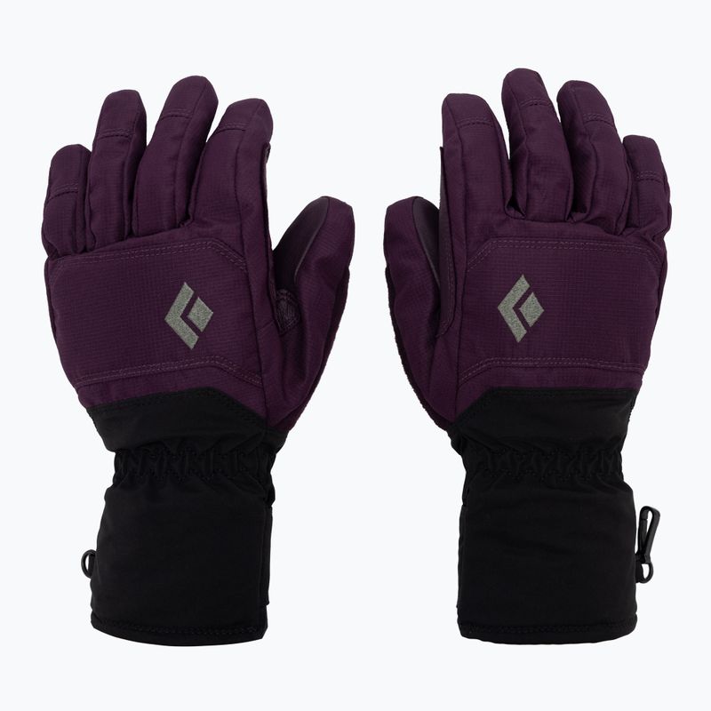 Women's trekking gloves Black Diamond Mission maroon BD8019175016LRG1 3