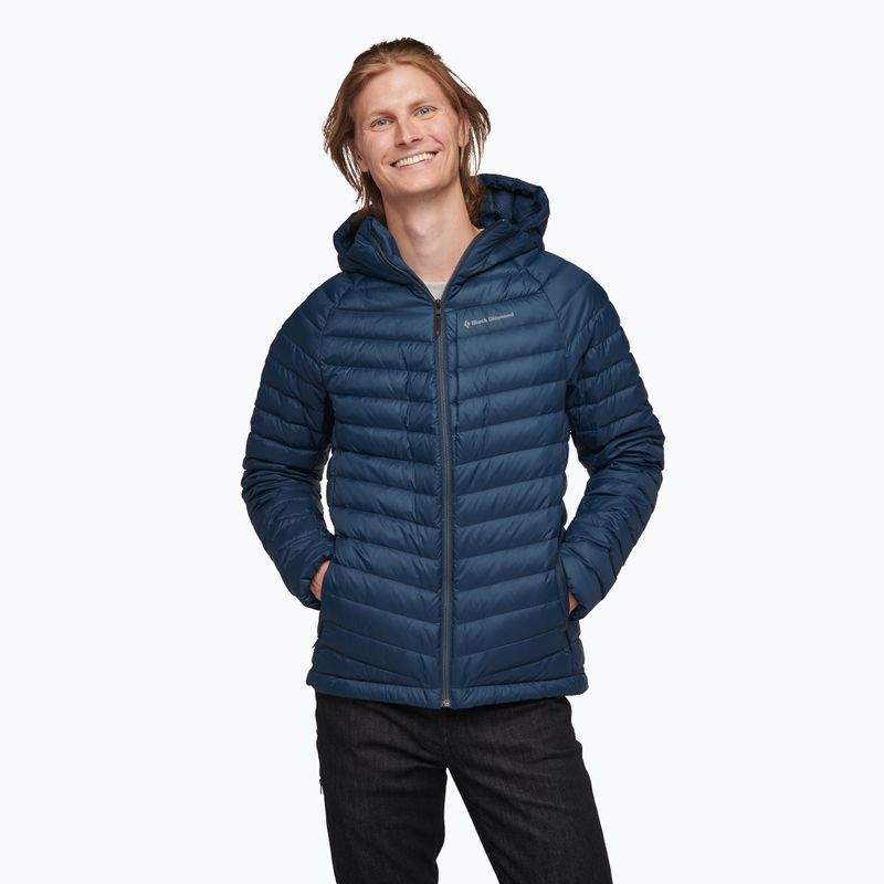 Men's down jacket Black Diamond Access Down Hoody navy blue AP7460804013LRG1