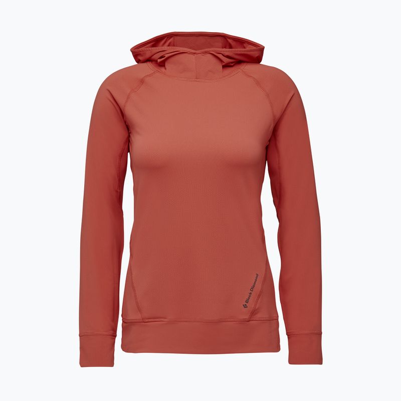 Women's trekking sweatshirt Black Diamond Alpenglow Hoody pink AP7520806028