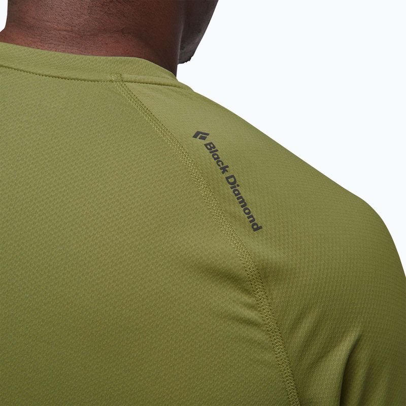 Men's trekking sweatshirt Black Diamond Alpenglow Crew Camp Green AP7520923039 3