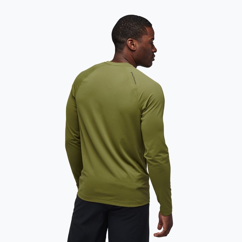 Men's trekking sweatshirt Black Diamond Alpenglow Crew Camp Green AP7520923039 7