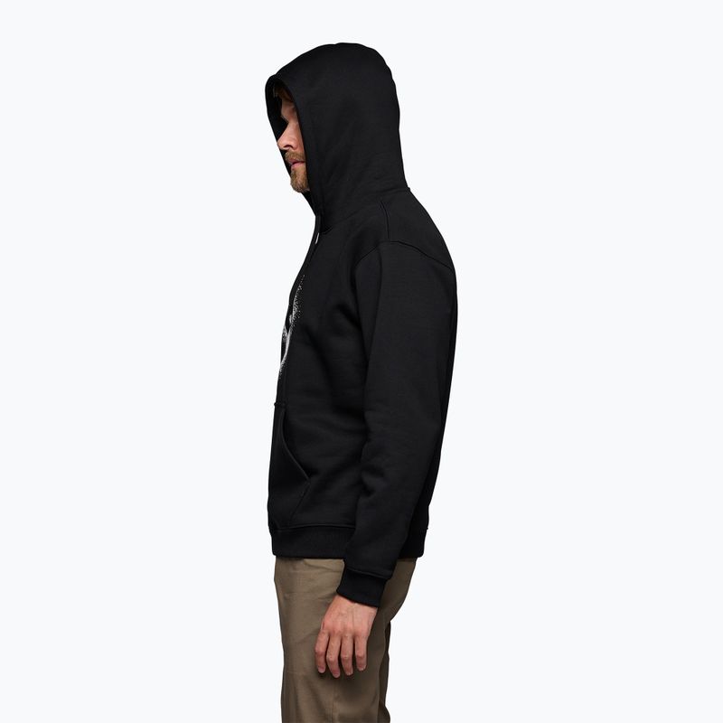 Men's Black Diamond Chalked Up 2.0 Po Hoody black sweatshirt 2