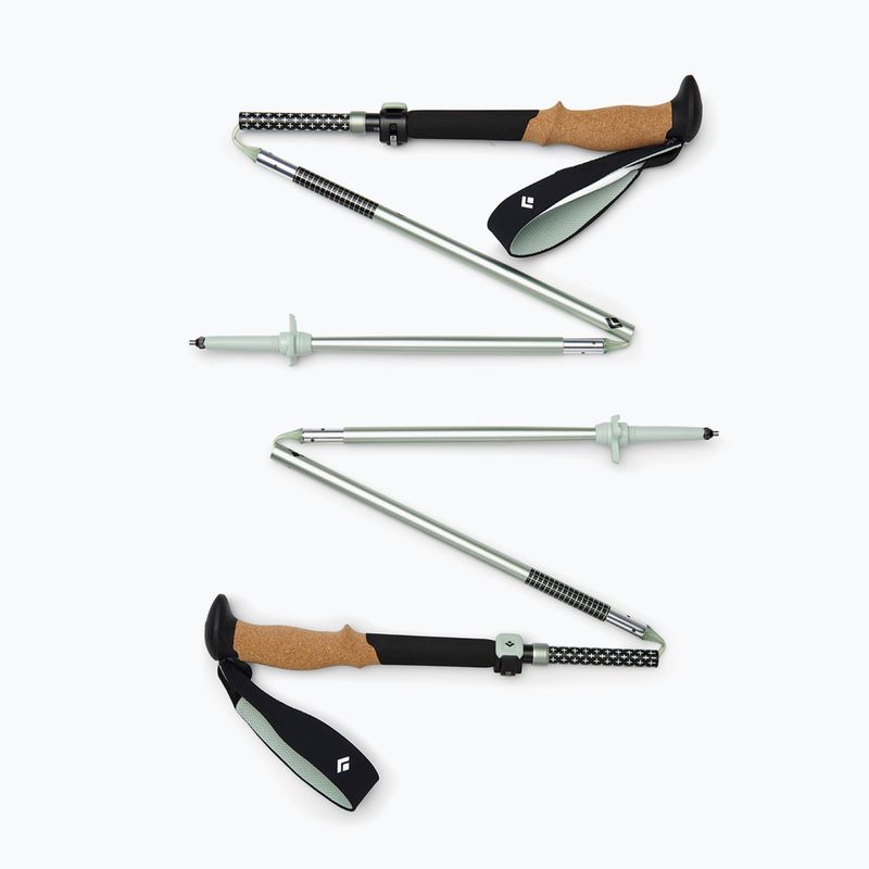 Black Diamond Pursuit Flz Trekking poles black / foam green 2