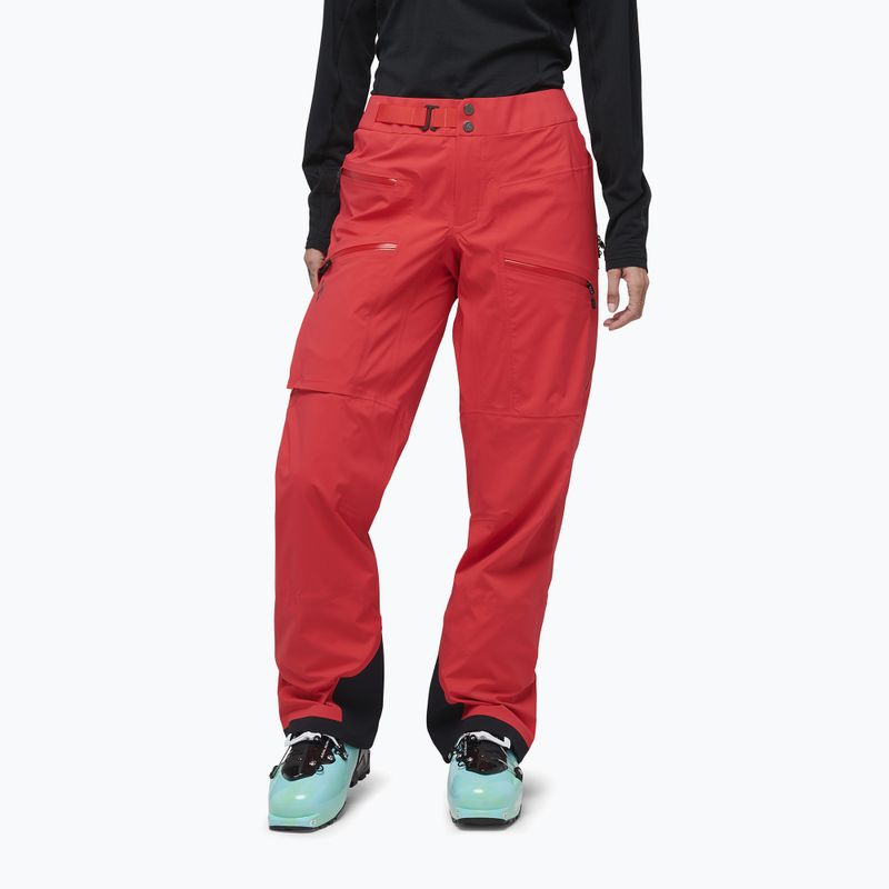 Women's ski trousers Black Diamond Recon LT Stretch coral red