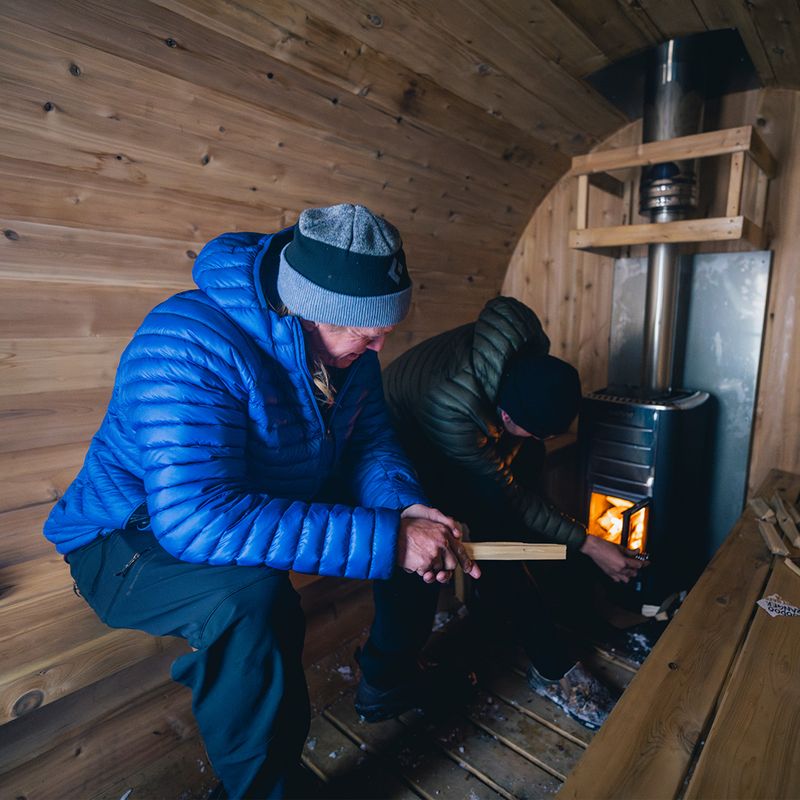 Men's down jacket Black Diamond Approach Down Hoody drifter blue 10