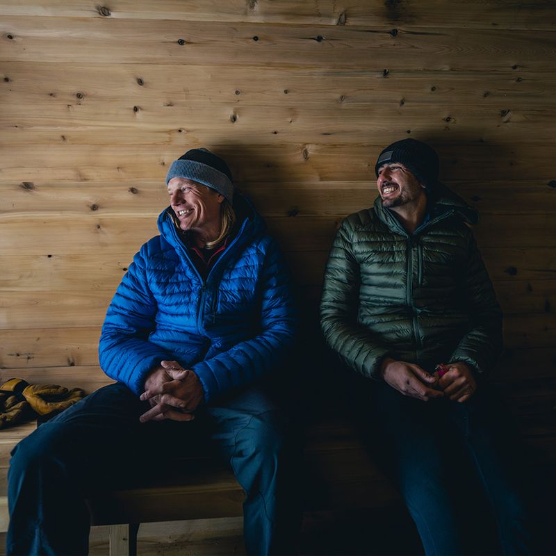 Men's down jacket Black Diamond Approach Down Hoody drifter blue 11