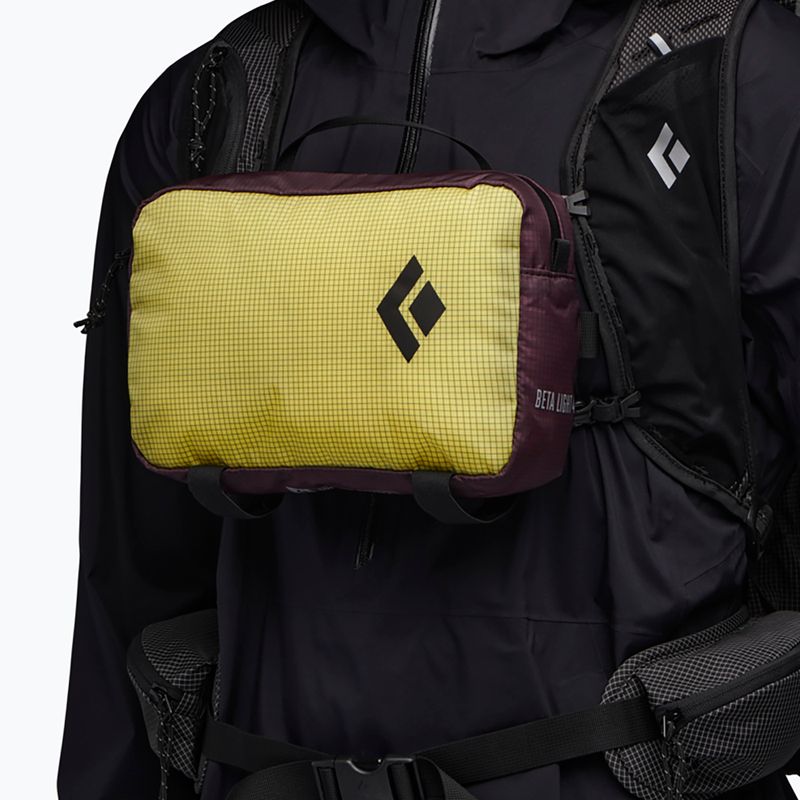 Pouch Black Diamond Beta Light Satelite 4 l mulberry/sunflare 3