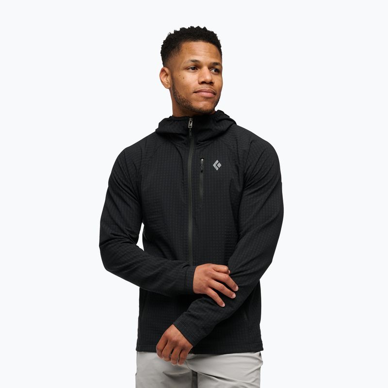 Men's trekking sweatshirt Black Diamond Coefficient Storm Hoody black