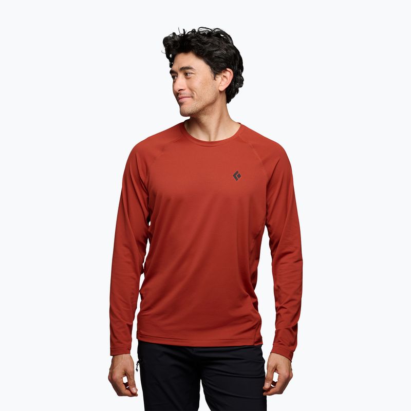 Men's trekking sweatshirt Black Diamond Alpenglow Crew burnt sienna